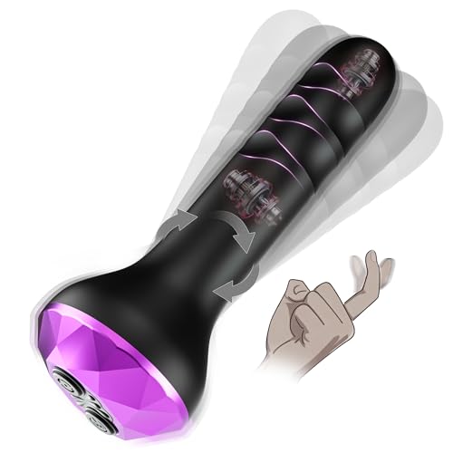 Vibrating Butt Plug Anal Toys Prostate Massager with 10 Vibrating & Rotating Modes Beginner-Friendly Anal Plug Sex Toys for Men & Women 2 Motors Anal Dildo & G-Spot Vibrator Anal Beads Adult Toys