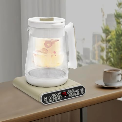 Tetera eléctrica Health Pot 1.8L acero vidrio miniatura 6