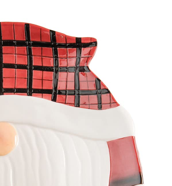 Young's Inc. Large Pet Treat Jar with Lid - Perfect for Dog and Cat Treats - Ceramic Canister for Cookies, Candies, Biscuits, Bones, and More - Christmas House