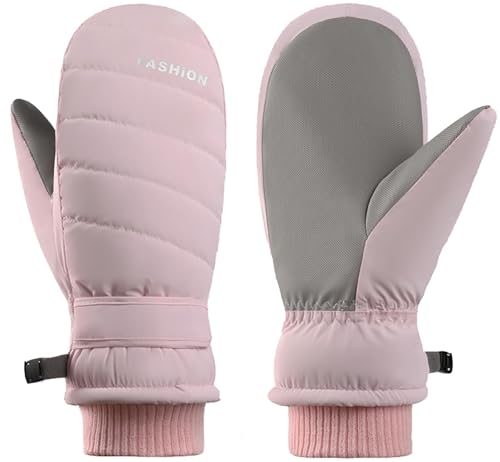 NociHah Winter Ski Gloves Water-Resistant Velvet Mitts