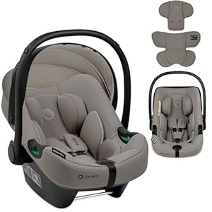 Lionelo ASTRID i-Size Baby Autositz 40-87 cm, Babyschale Gruppe 0+, Rückwärtsgerichtete Montage, 3-Punkt-Sicherheitsgurt Seitenschutz, Sitzeinlage Dri-Seat