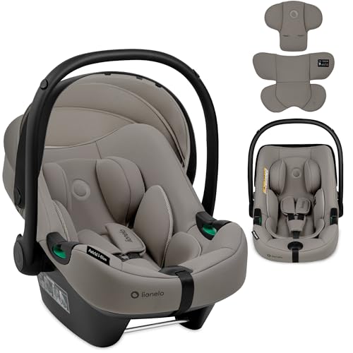 Lionelo ASTRID i-Size Baby Autositz 40-87 cm, Babyschale Gruppe 0+, Rückwärtsgerichtete Montage, 3-Punkt-Sicherheitsgurt Seitenschutz, Sitzeinlage Dri-Seat