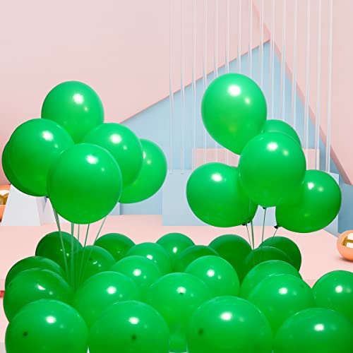 Image of 300 Pack Green Balloons 12 inch Green Latex Party Balloon Bulk for Various Party Events Decorations