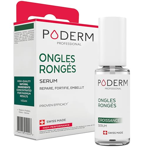 Ongle rongé comment le faire repousser avec le soin croissance bio Poderm