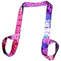 O5O2 1 Tragegurt Yogamatte,Colorful Yogamatten Riemen,Verstellbare Yogamatten-Carrying Strap für alle Yogamatten Größen, Dehnen und Fitness-4×160cm