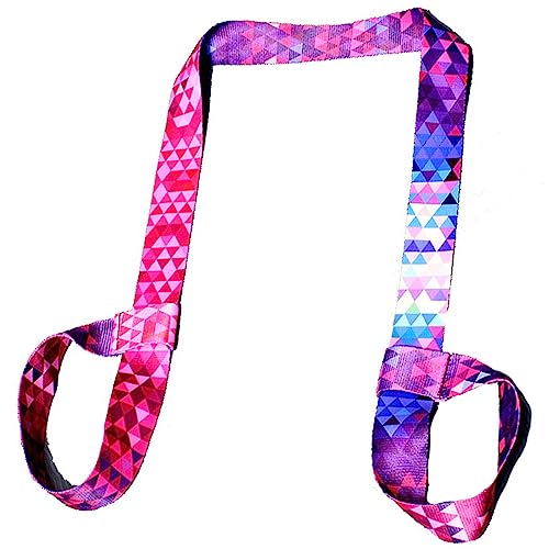 O5O2 1 Tragegurt Yogamatte,Colorful Yogamatten Riemen,Verstellbare Yogamatten-Carrying Strap für alle Yogamatten Größen,Elastisch Yoga Gurt für Pilates,Dehnen und Fitness-4×160cm