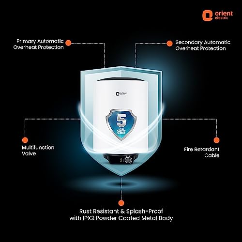 Image of Orient Enamour classic Smart|10L storage water heater|HPE technology - High pressure epoxy coated tank |Iot enabled with smart plug|5 star energy saving rating |8 bar pressure compatibility|suitable for high-rise buildings|5 years tank warranty