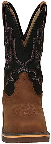 Justin Men's Resistor Western Work Boot Composite Toe Brown 8 EE US | Image 3