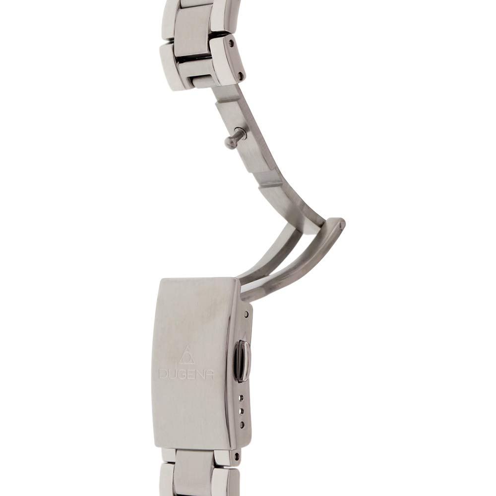 Dugena Damen Automatik Armbanduhr, Saphirglas, Edelstahlarmband, Tresor Woman Automatik, Silber, 4460913