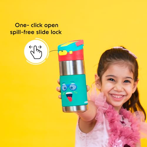 Image of rabitat CLEAN LOCK Thermosteel Water Bottle Diva 410 ml - 2 years brand warranty | stainless steel water bottle | steel bottle | water bottle steel