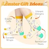 HAPPYPOP Easter Gifts for Teens - Funny Rabbit Socks for Women, Girls and Men, Bunny Socks