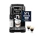 De’Longhi Magnifica Start - Perfetto Kaffeevollautomat mit LatteCrema-Milchaufschäumer, 4 One-Touch-Getränke, Cappuccino, Espresso Kaffeemaschine, Soft-Touch-Bedienfeld, Schwarz (ECAM220.91.B)
