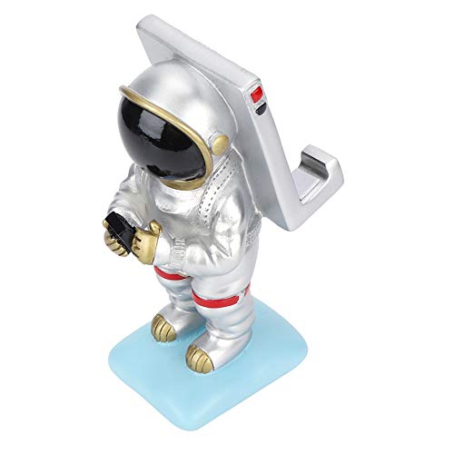 Suporte de telefone de mesa, suporte de telefone de astronauta bonito para escritório em casa (supor