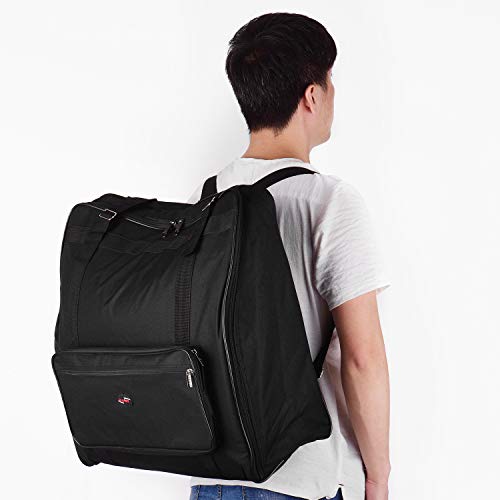 Accordion Case Gig Bag Backpack Muslady with Anti-Collision Interlayer for 120 Bass Accordions Musical Keyboard Accessories