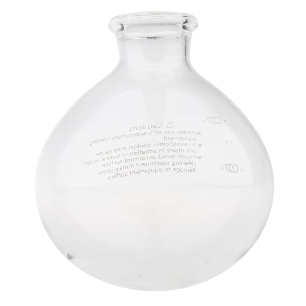 Flameer Syphon Vacuum Coffee Maker Coffee Siphon Maker Siphon Sprate Upper Pots Coffee Percolators Parts - 5Cup Under