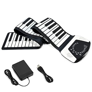 TSTS Piano électrique Pliable Clavier 88 Keys avec Clé USB Joueur Professional Piano Numérique Piano MIDI Clavier… - Les Beatles, Paul McCartney, John Lennon, RIngo Starr, George Harrison