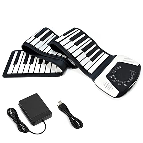 TSTS Piano électrique Pliable Clavier 88 Keys avec Clé USB Joueur Professional Piano Numérique Piano MIDI Clavier… - Les Beatles, Paul McCartney, John Lennon, RIngo Starr, George Harrison TSTS Piano électrique Pliable Clavier 88 Keys avec Clé USB Joueur Professional Piano Numérique Piano MIDI Clavier…