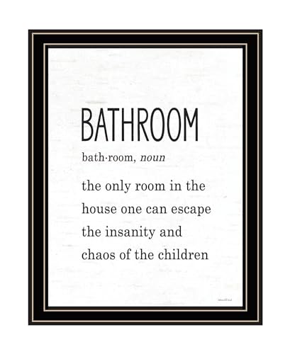 Trendy Decor 4U LET138-779BG Bathroom Escape Wall Art By Lettered