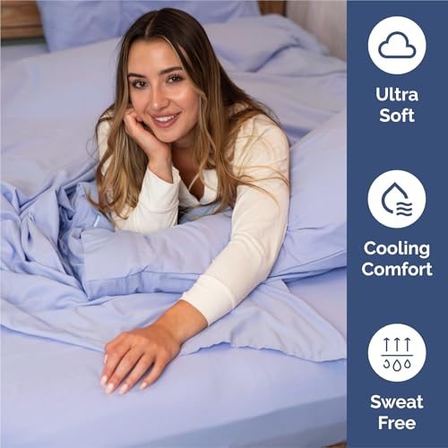 Image of King 6 Piece Bed Sheet Set - Comfy, Breathable & Cooling Sheets - Lavender | Ultra Soft Hotel Luxury Bedding Set w / 8-16 Inch Deep Pockets - 1 Flat & 1 Fitted Sheet & 4 Pillowcases - Wrinkle & Fade Free
