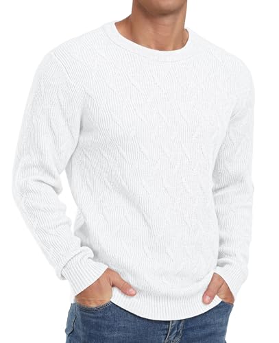 Sailwind Men's Crewneck Pullover Sweater Lightweight Casual Knitted Sweaters