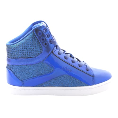 Pastry Youth Pop Tart Glitter High-Top Sneaker, Blue, 2 Little Kids