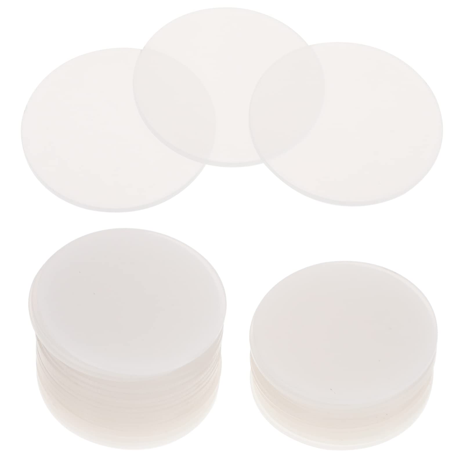 Ciieeo Acrylic Plates Round Acrylic Discs Blanks Multi-Function Safe Easy to Use