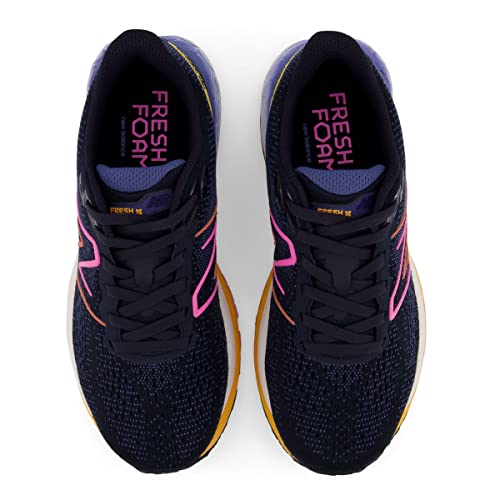 Image of New Balance Women's Fresh Foam 880 V12 Running Shoe, Eclipse /Vibrant Apricot, 8.5 Medium