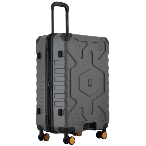 Image of Wrangler ATG Outland Expandable Hardside Luggage, Gull Gray, 3 Piece Set