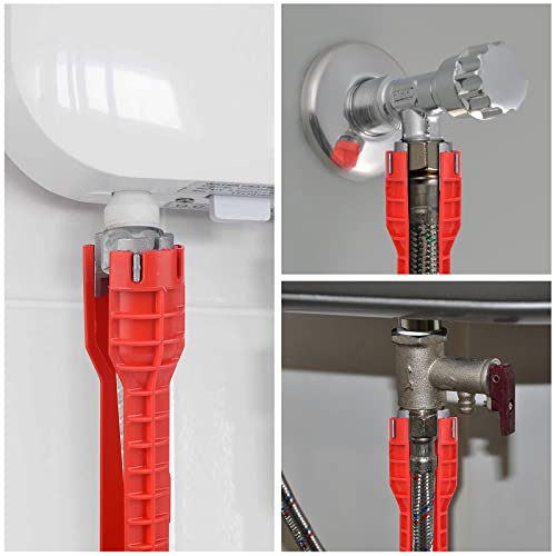 KUZIUA 14-in-1 Multi-functional Wrench for Toilet, Sink, Bathroom, Kitchen Plumbing Installation and Repairs - Image 6