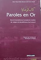 Paroles en Or, recommandations et conseils pour tout croyant 2916316205 Book Cover