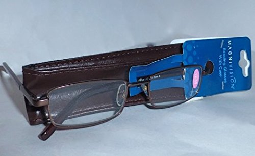 2 Pairs Foster Grant Ace Reading Glasses +2.00 with Free Matching Case