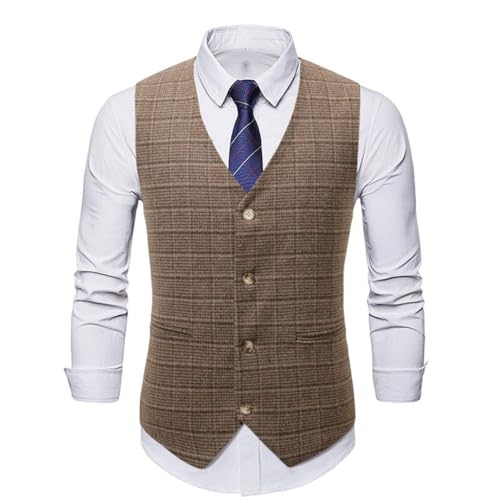 Chaleco a cuadros para hombre cómodo que soluciona tu estilo informal