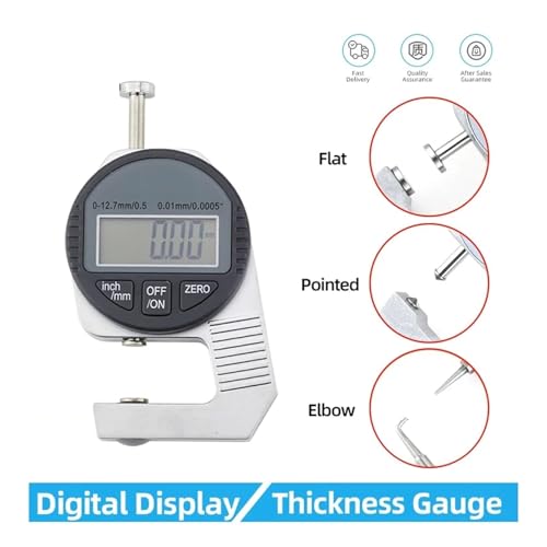 Medidor de grosor digital 0-12.7mm con pantalla LCD miniatura 3