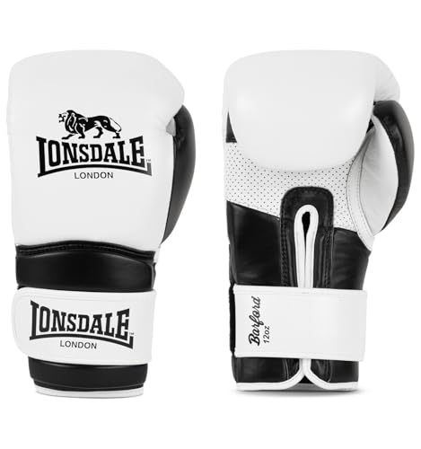 Guantes de boxeo de cuero Lonsdale Barford 14 oz para proteger tus manos