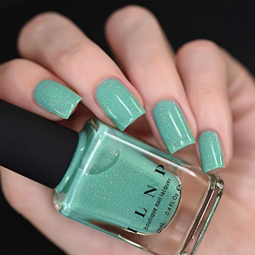 Image of ILNP Riding Waves - Vivid Mint Holographic Nail Polish