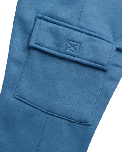 Image of Quad Seven Boys Sweat Suit Set - 2 Piece Soft Fleece Pullover Hoodies and Athletic Cargo Jogger Sweatpants for Boys (5-18)