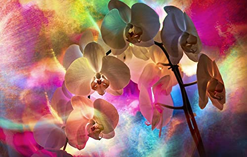 FAWFAW Rompecabezas Niños Y Adultos,2000 Piezas, Orquídea Fantástica Gran Rompecabezas De Madera 100X70Cm Cover