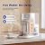 Countertop Reverse Osmosis System, Hot & Cold Water RO Filter, 7-Stage Filtration with Mineralization, Installation-Free Water Purifier with Autofill Pitcher, 3:1 Pure-to-Drain, TDS Reduction