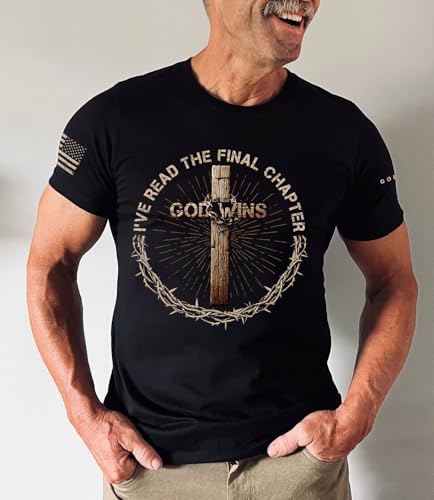 I've Read The Final Chapter God Wins Christian Tshirts, Men Jesus Shirts, Bible Shirts for Men 24