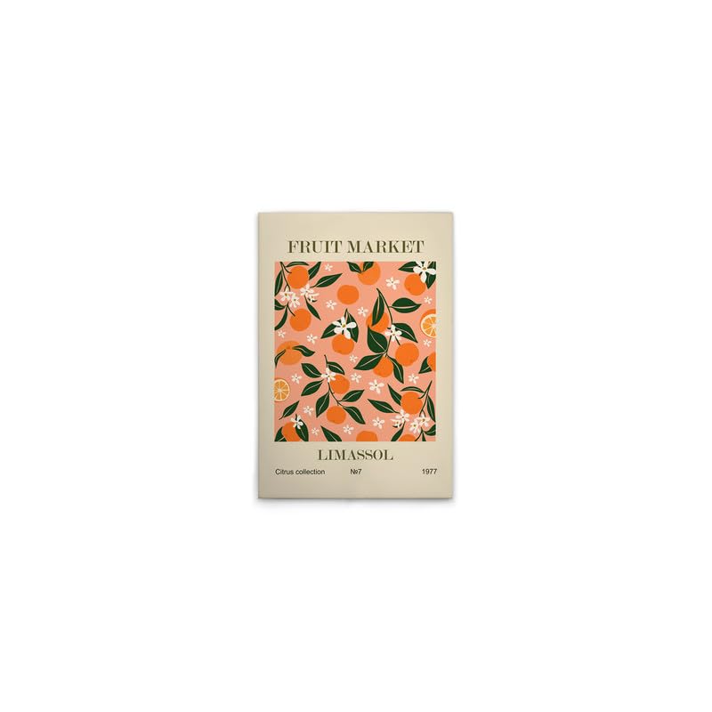 Impression sur toile haut de gamme motif mandarines DD132821 pour décoration raffinée