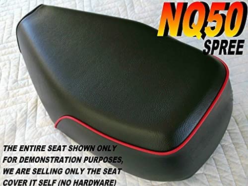 This Replacement seat cover fits The Honda NQ50 Spree 1985-87 with red Piping. 007B