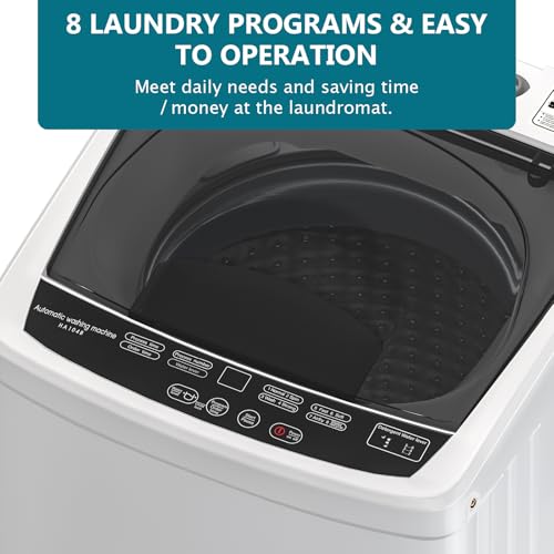 Image of DOGHLY Portable Washing Machine for Apartments, 16LBS Small Washer & Spiner