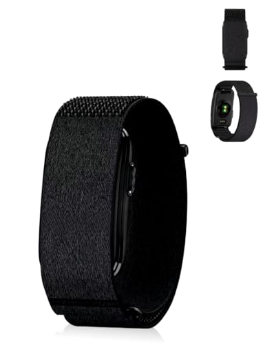 HUKWIMO For Garmin CIRQA �o���h �i�C������ �ʃt�@�X�i�[�� �y�� �ʋC�� �����p�r�o���h S-M �u���b�N