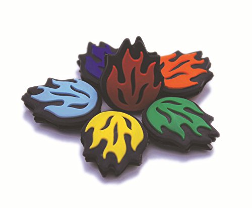 New Tennis Vibration Dampener - DGT Dang Good Tennis - Shock Absorber-Set of 6 Flames Great Feel- Best for Tennis Rackets.