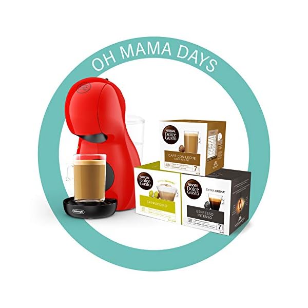 De'Longhi Dolce Gusto Piccolo XS EDG210.R - Cafetera de cápsulas con 15 bares de presión - Imagen 4