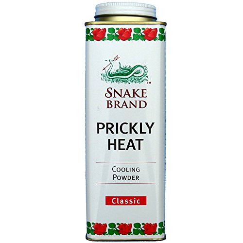 Snake Brand Prickly Heat Cooling Powder Classic 280 g – Unisex Anti‑Prickly Heat Body Powder with Menthol & Sakura | Instant Cooling Reliefbrand name, product type, size/quan