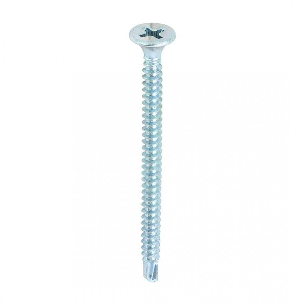 TIMCO BZP PH2 Philips Self-Drilling Drywall Screws - 3.5 x 50 - Zinc - Box of 1000 — image 1