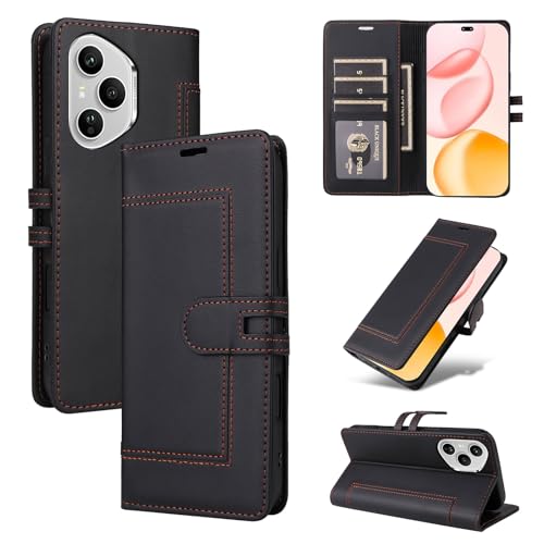 �v���~�A��PU���U�[�J�o�[ �Ή��@�� for Honor 400 Pro �J�[�h���[�|�P�b�g �����|�P�b�g �}�O�l�b�g���J�� �X�^���h�@�\ Black