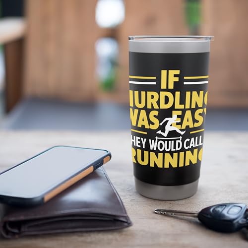 Hurdles Athlete Runner Jumper Track And Field Hurdler Stainless Steel Insulated Tumbler