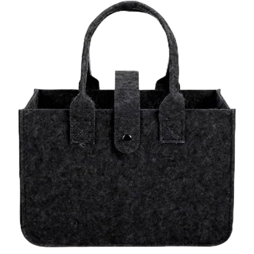 QiXinGYL Bolsa de fieltro de 10,8 l, bolsas de fieltro, bolsa de la compra, bolsa de la compra, plegable, bolsa de fieltro, cesta de la compra de fieltro, bolsa de juguetes para ir de compras